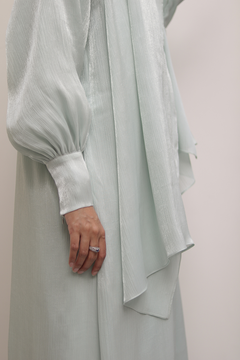 Glacé Mint Muse Abaya - Image 4