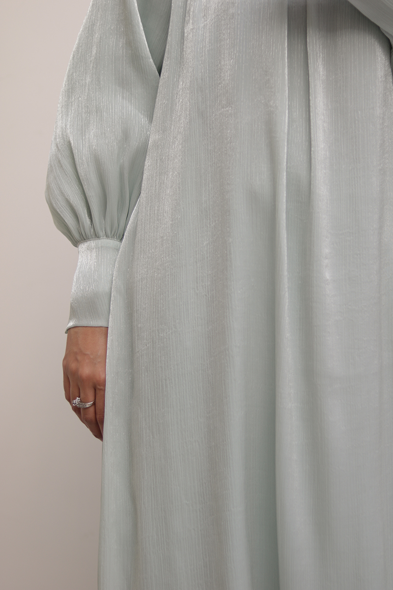 Glacé Mint Muse Abaya - Image 2